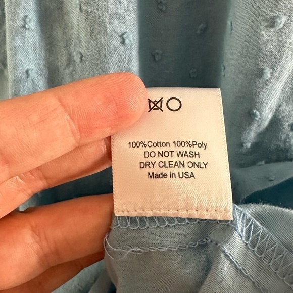 House of Aama Southern Girl Blue Victorian Ruffled Mini Dress Womens 2 New - Picture 9 of 15